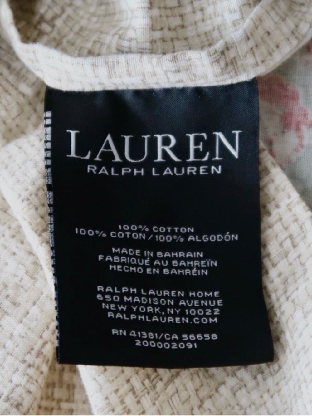 Ralph Lauren Allie Paisley Queen Duvet Cover with 1 Standard Sham Green paisley - Picture 11 of 11